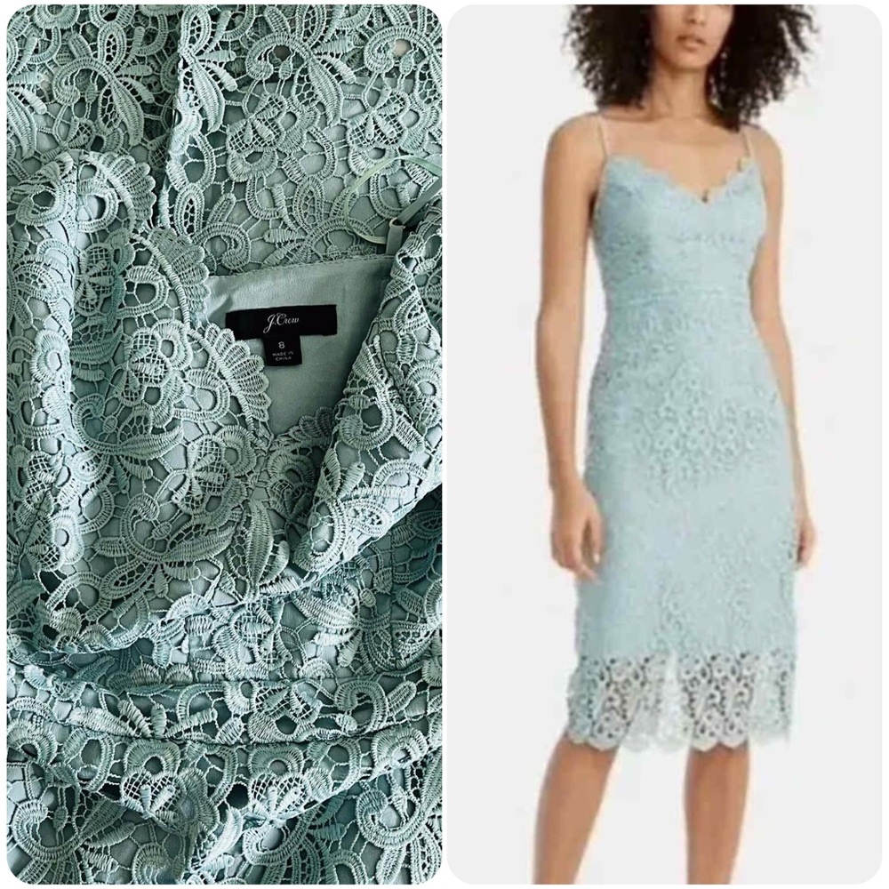 J. Crew Midi Lace Dress